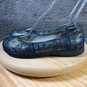 Alegria Petal Flats Womens Size 9 Leather Metallic Rave on the Nile Comfort Shoe